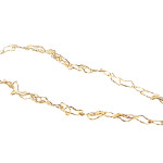 Fossili, collana, bronzo dorato