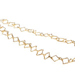 Fossili, collana, bronzo dorato