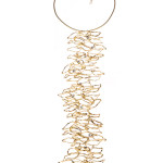 Fossili, collana, bronzo dorato