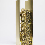 Nuova nascita, 2009, ottone, 40 x 18 x 8 cm